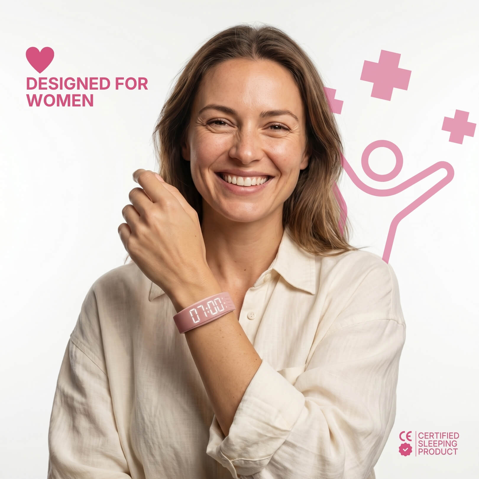 100% Wake-Up Alarm Bracelet