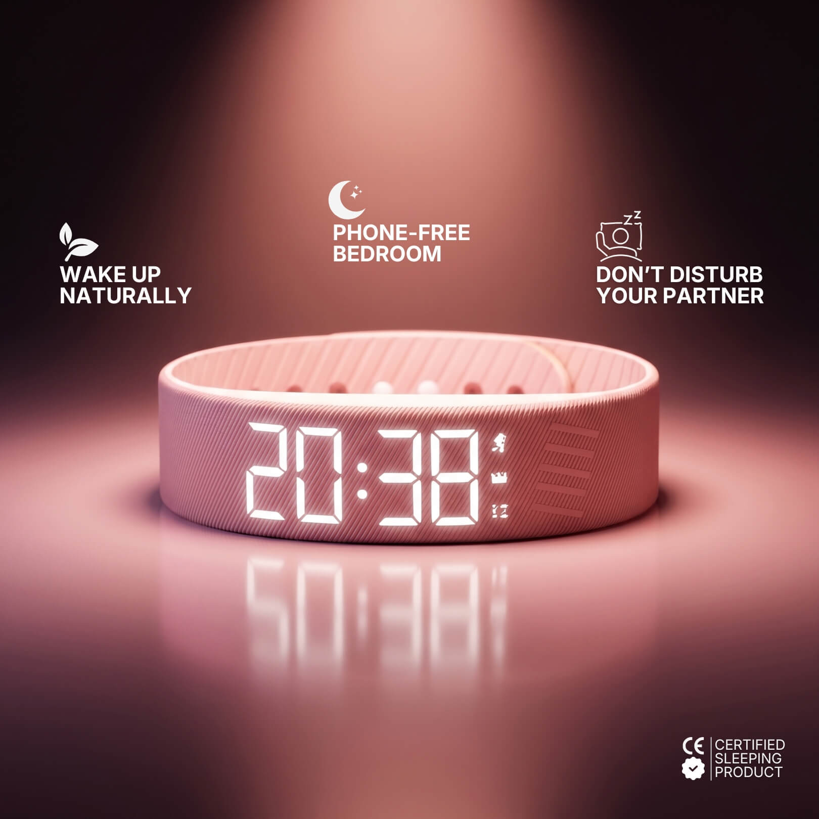 100% Wake-Up Alarm Bracelet